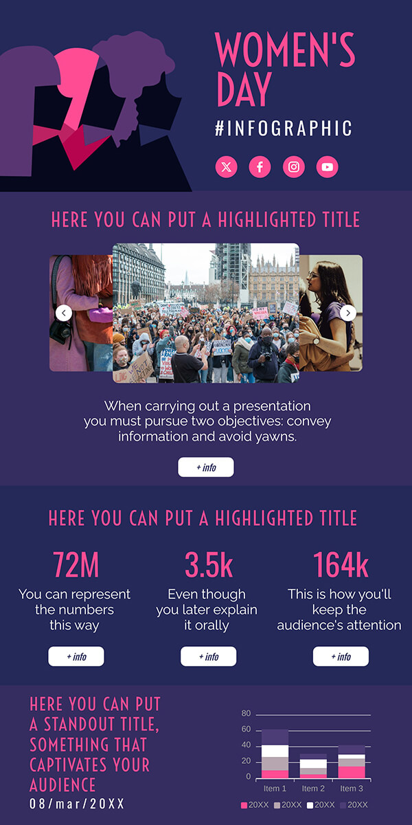Interactive infographic templates genially